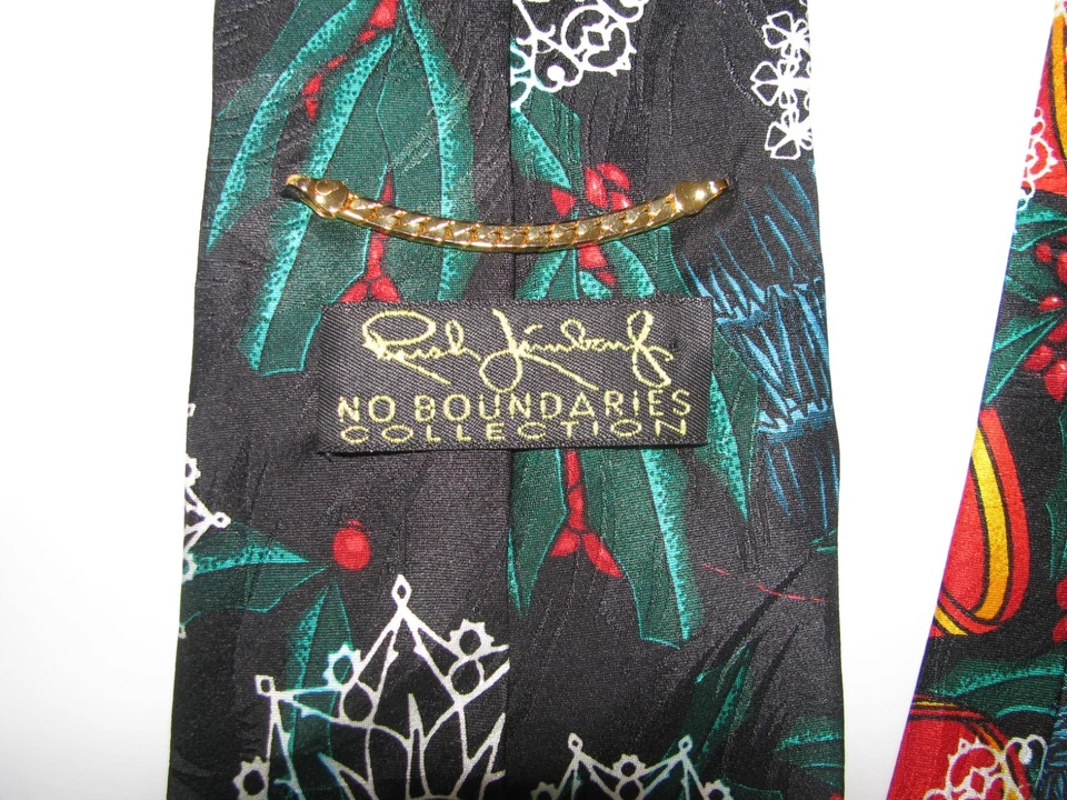 Rush Limbaugh Christmas Tie Vintage 90s Holiday No Boundaries - Image 2 of 4