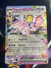 Pokémon TCG Espeon EX Double Rare Prismatic Card 034/131 Mint Condition