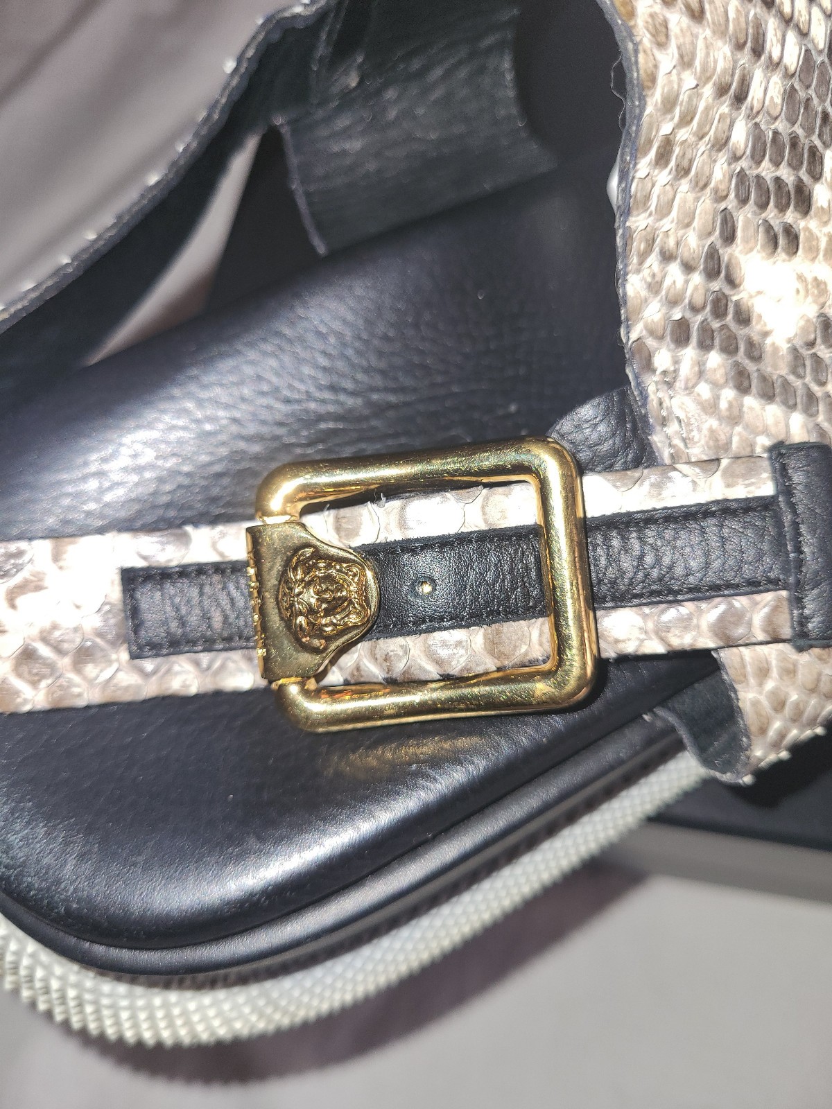 VERSACE ~ Real snakeskin sandals ~ US: 10.5-11 ; EU: 44 * AUTHENTIC image 9