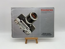 Zeiss Ikon Contarex SLR System Cameras Of The Highest Class German