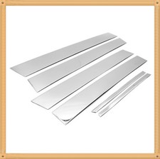 Chrome Stainless Steel Pillar Posts Accent Covers For 2012-2014 Toyota Camry 6pc
