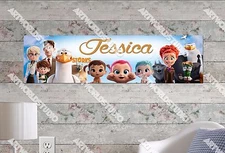 Personalized/Customized Storks Movie Name Poster Wall Art Decoration Banner