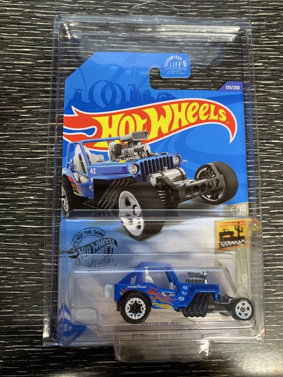 Hot Wheels '42 Willys MB Jeep Blue Baja Blazers 139/250 6/10 W