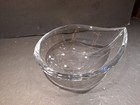Orrefors Crystal Drop Bowl by Martti Rytkonen design 11"x8"x3” Discontinued 2016 — photo 2