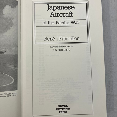 Japanese Aircraft of the Pacific War Rene J Francillion HCDJ Naval Institute VTG - Picture 7 of 9