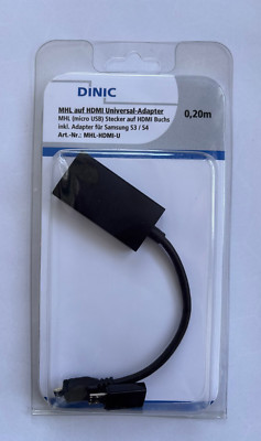 DINIC MHL auf HDMI Universal-Adapter 20 cm ArtNr. MHL-HDMI-U 070770/4