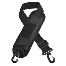 Bag Shoulder Strap Replacement Adjustable Strap with 02 Black With Padded