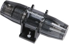 Rockford Fosgate RFFAGU Inline AGU Fuse Holder w/ Plastic Mounting Bracket