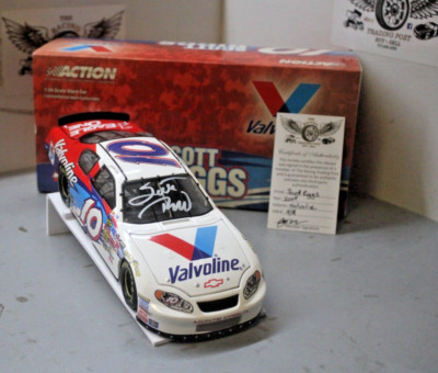 2004 Scott Riggs Valvoline 1/24 Action NASCAR Diecast Autographed | eBay