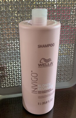 Wella Invigo Blonde Recharge Color Refreshing Shampoo/Cool Blonde 33.8 oz