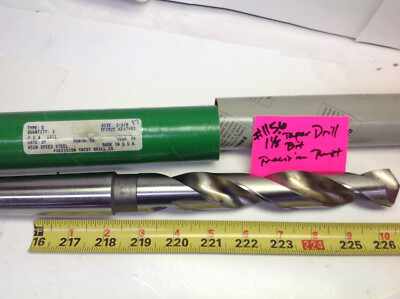 Precision Twist Drill Co. 1-1/8'' Taper Drill Bit (#1155-86)