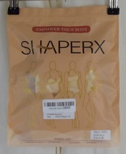 SHAPERX Bodysuit Women 5215 Tummy Control Shapewear Beigie Size L/XL