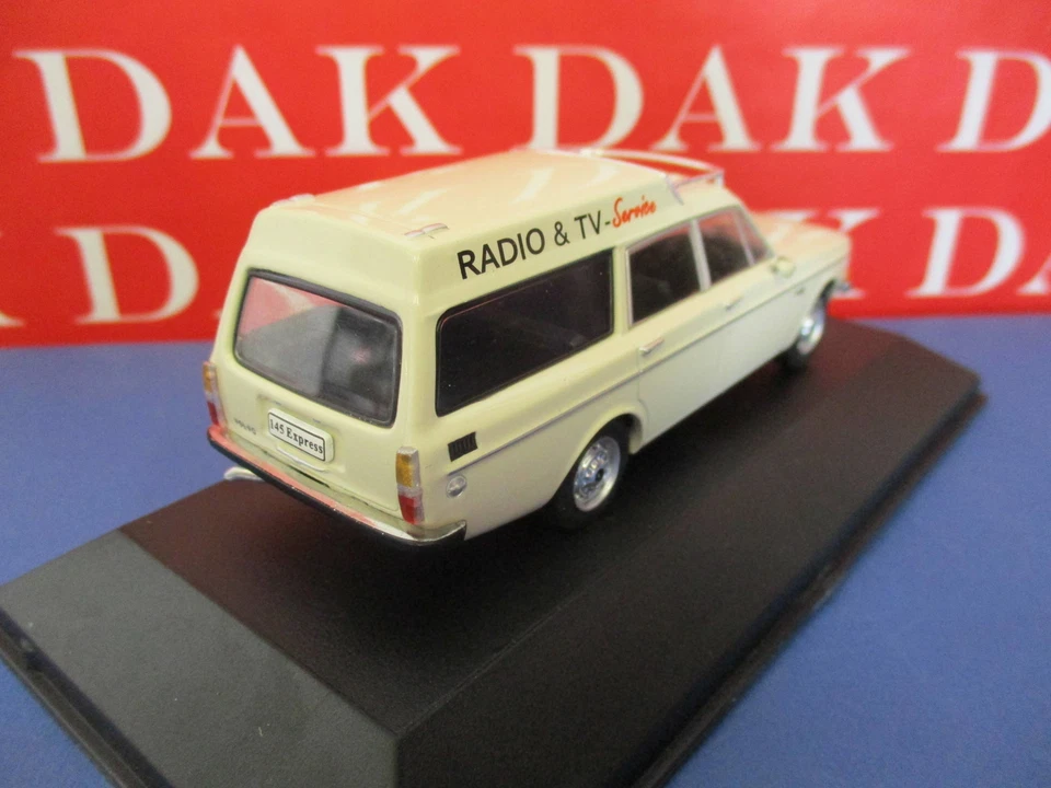 Die cast 1/43 Modellino Auto Volvo 145 Express Radio & TV Service by Atlas - Immagine 3 di 4