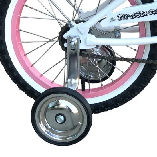 16-дюймовые тренировочные колеса для девочек-круизеров ПОДСТАВОК ТОРМОЗОВ детские синие или белые - Изображение 2 из 2