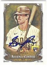GRAHAM PAULEY SIGNED 2024 TOPPS ALLEN & GINTER BASEBALL CARD SAN DIEGO PADRES