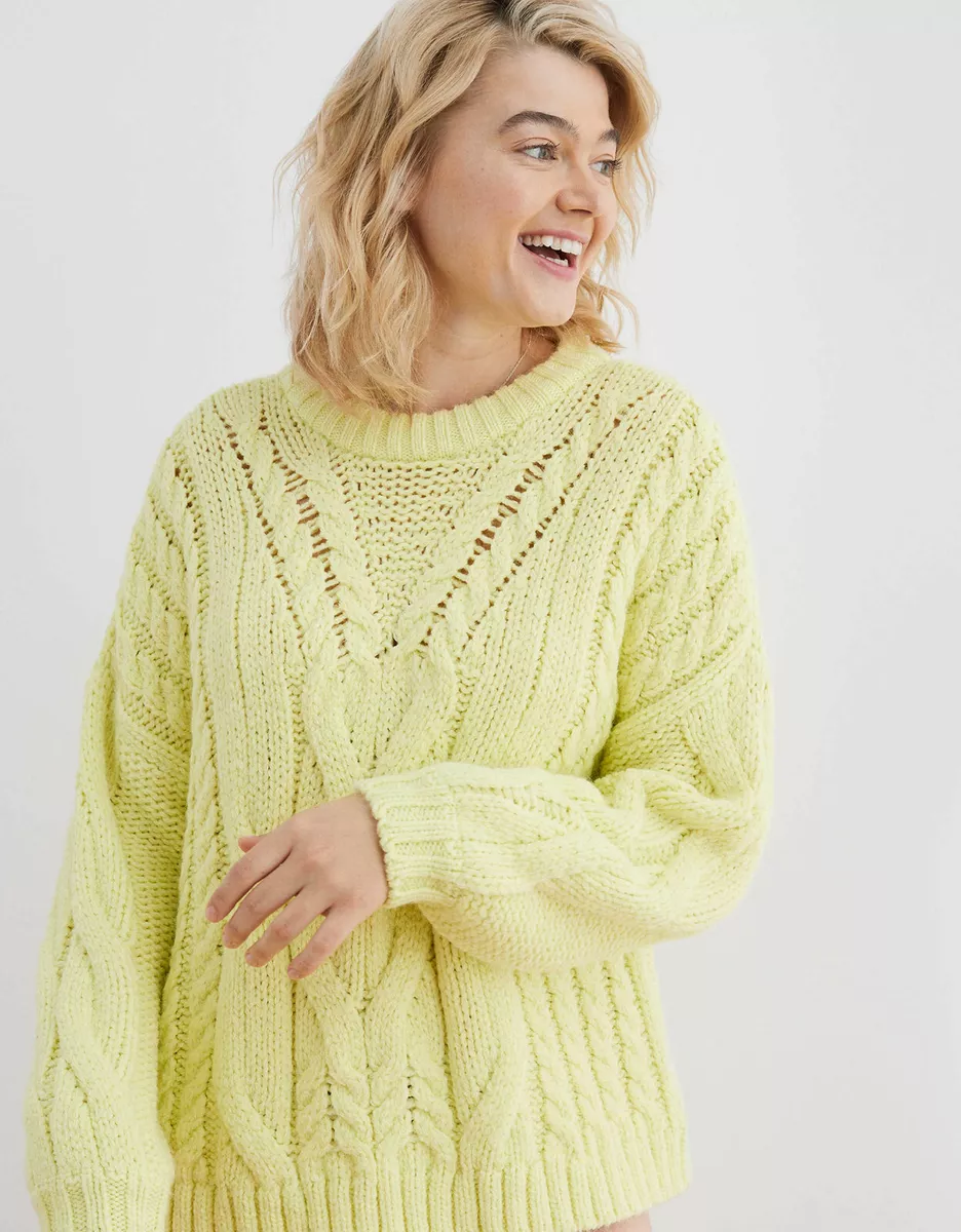 Aerie cable sweater sale