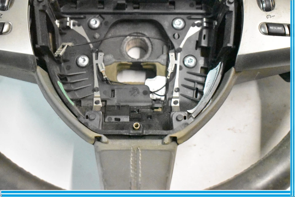 09-11 Jaguar XF Front Left LH Driver Side Ivory Steering Wheel OEM - Image 4 of 4