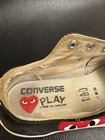 Converse Chuck 70 Low x Comme des Garcons Play Black White Red Heart Shoes Sz W6 — photo 6