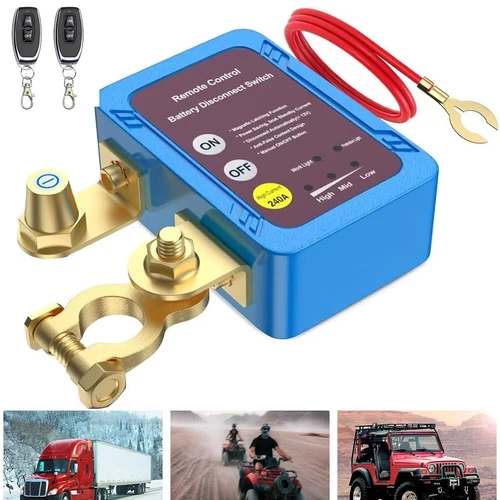 Remote Battery Disconnect Switch 12V 240A Battery Kill Switch for Auto RV ATV - Picture 2 of 9