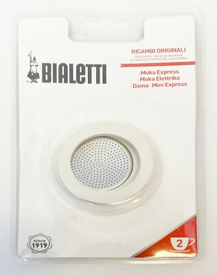 Bialetti Dichtung - Ersatzdichtung für Espressokocher - 2 TASSEN - Aluminium