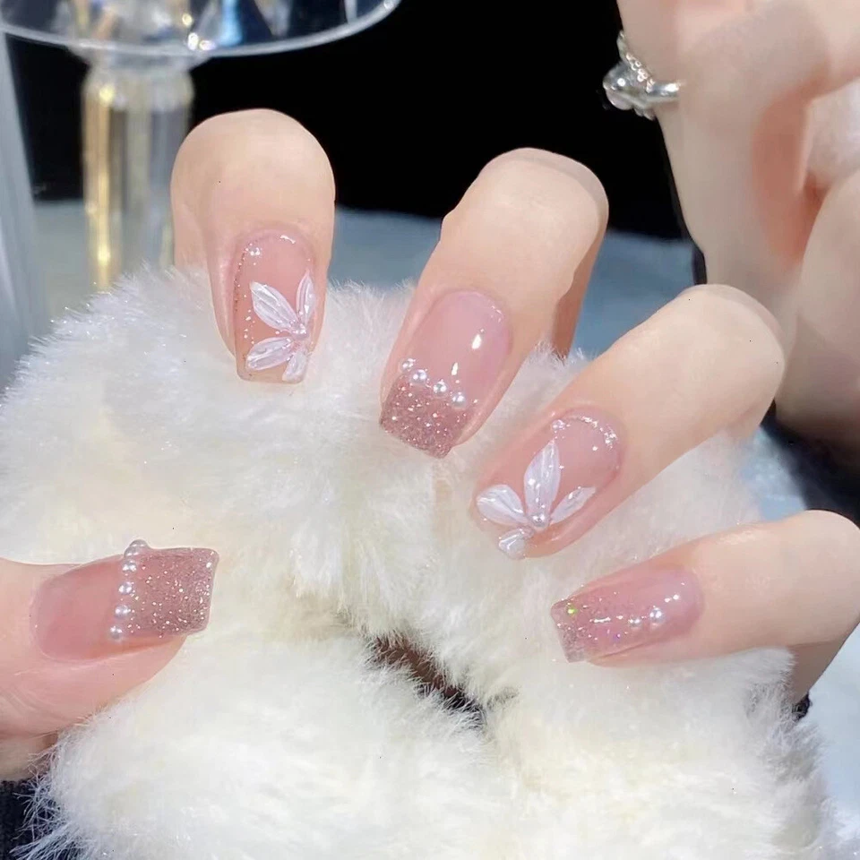 Носимая летняя нашивка для ногтей Mountain Camellia Pearl - Изображение 4 из 4