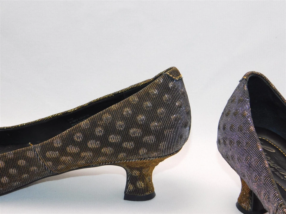 NUEVO Zapatos de tacón Crown By BORN ISIE envueltos a lunares talla 9,5 Foto 4 de 4