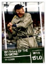 2020 Topps #WOD-13 Ty Cobb WARriors of the Diamond
