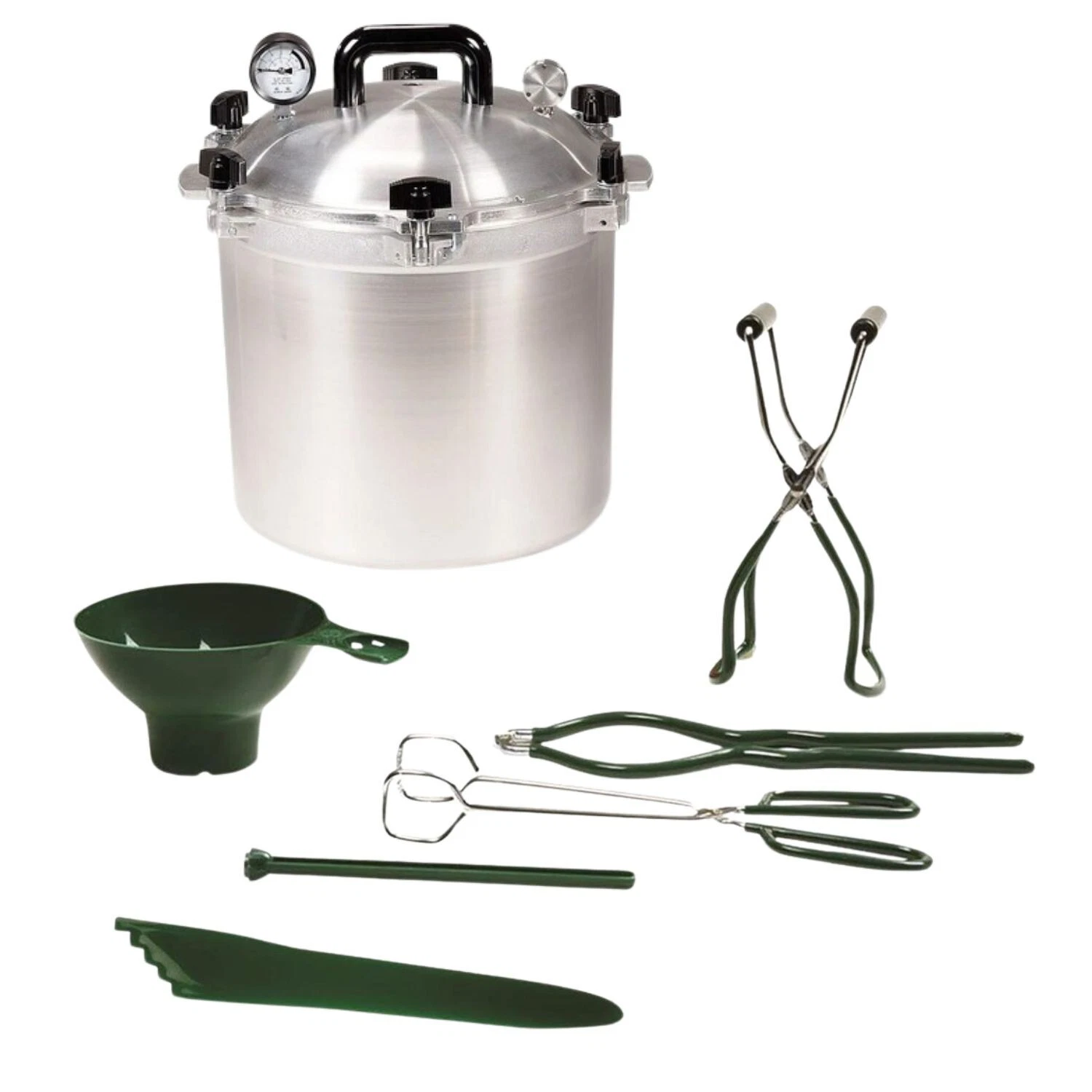 All American 921 21 Quart Pressure Canner with Free Canning Essentials Boxed Set
Opens in a new wind