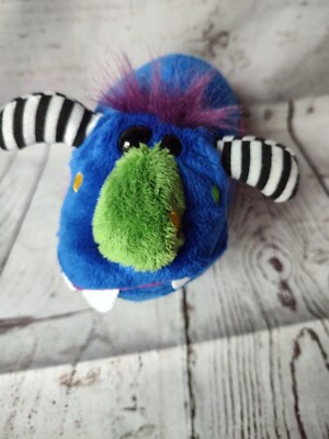GANZ WEBKINZ Midnight Monster HM412 Blue Plush Stuffed Animal Soft