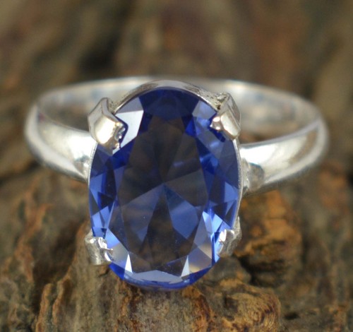 Lot De 100 Gemmes Tanzanite Bleue Naturelle 3x2 Mm Ovale, Certifiées GDL - Non Traitées