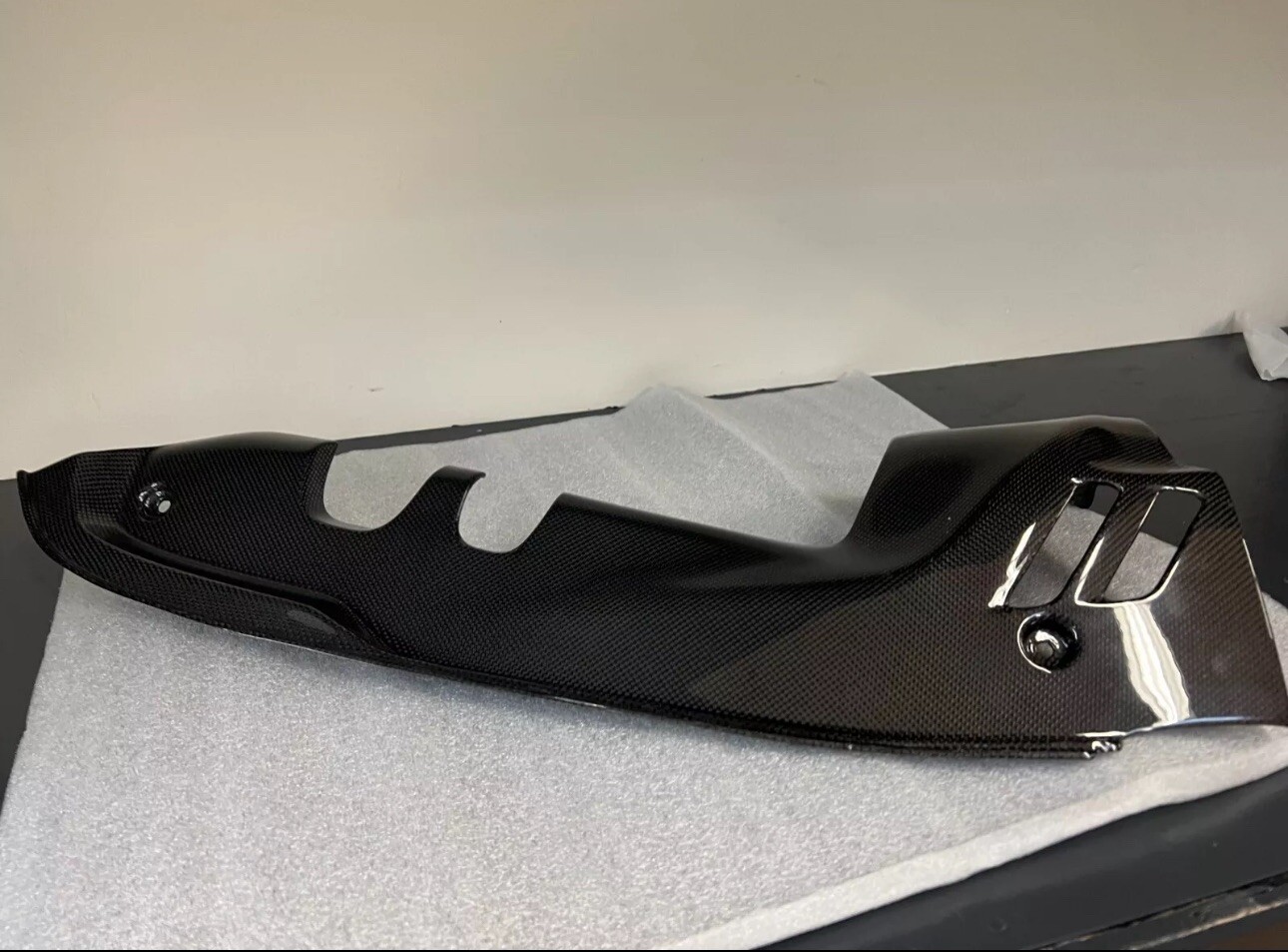 Ferrari 488 Spider Carbon Fiber Engine Bay Covers Set (Left and Right)
