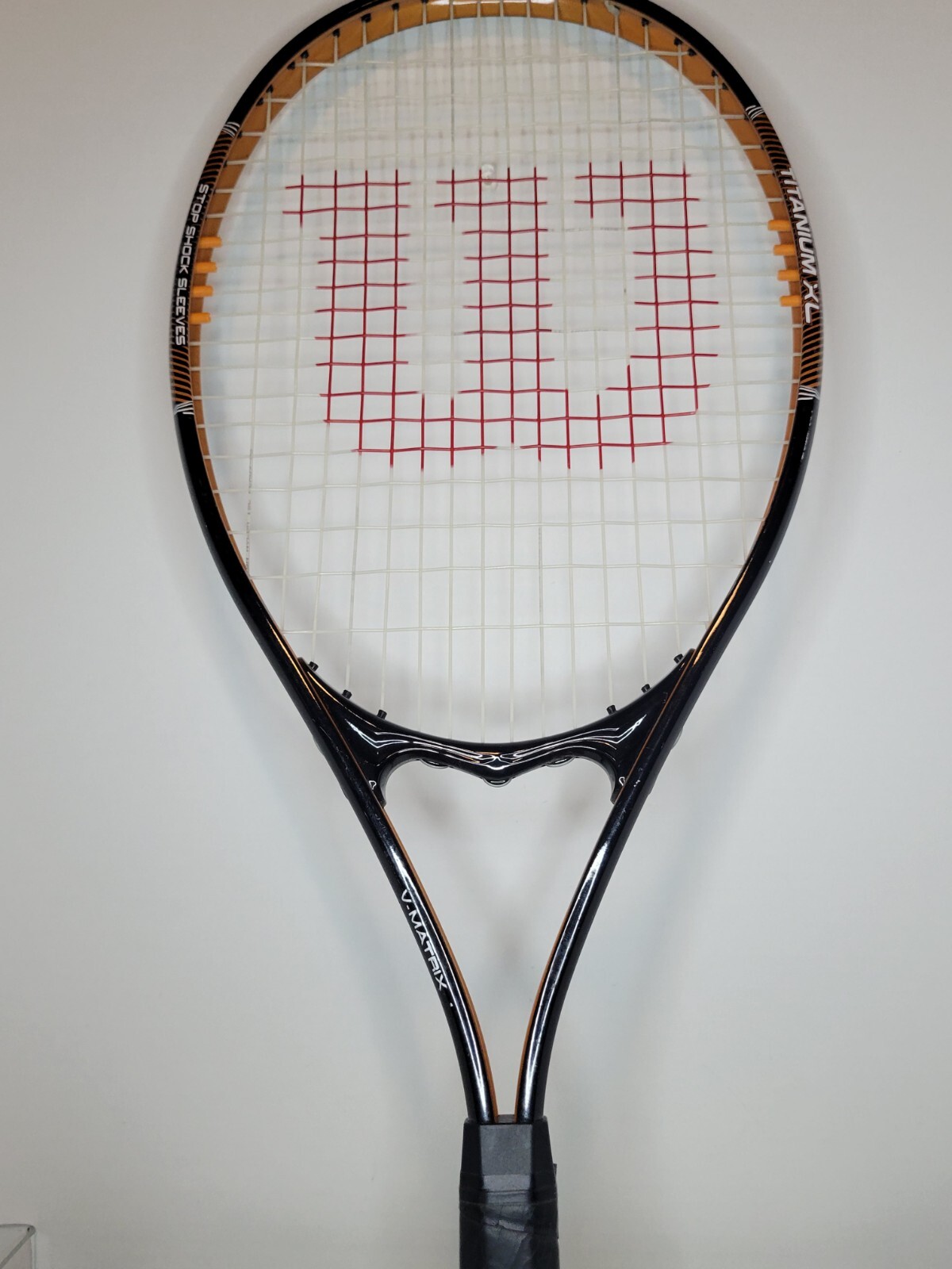 wilson titanium xl Stop Shock Sleeves V-matrix Tennis Racket