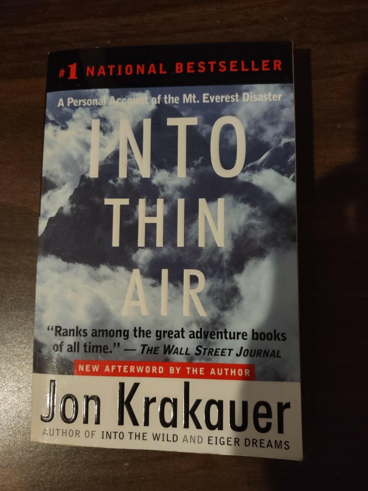 Into Thin Air: A Personal Account of the Mt. Everest Disaster (Paperback)