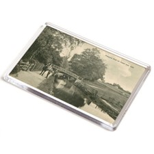 JUMBO MAGNET - Vintage Wales - Pleasure Boat on Canal near Cefn