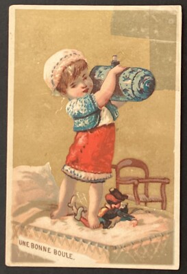 Une Bonne Boule Victorian Trade Card