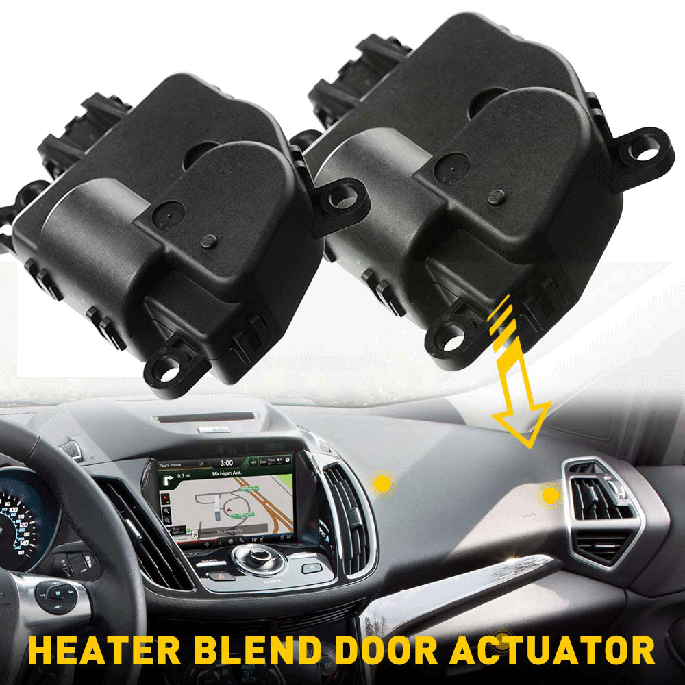 2) Fits 2010-2014 Ford F-150 AC AC Heater Blend Door Actuator Air