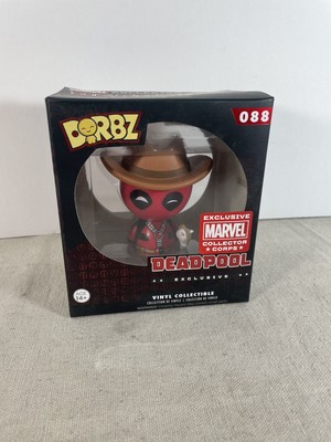 Funko Dorbz Deadpool Cowboy 088 Marvel Collector Corps Exclusive Collectible New