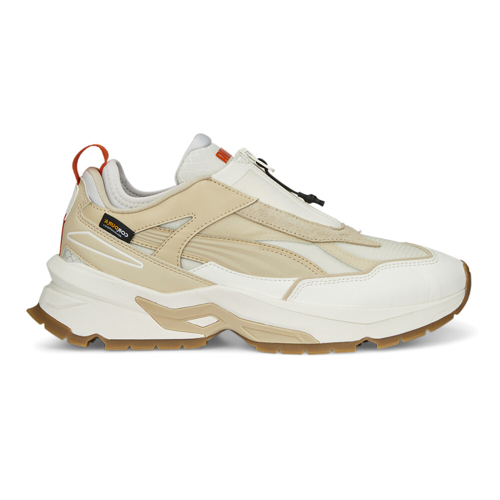 Puma Nano Shield Il Slip On  Mens Beige, Off White Sneakers Casual Shoes 3894400