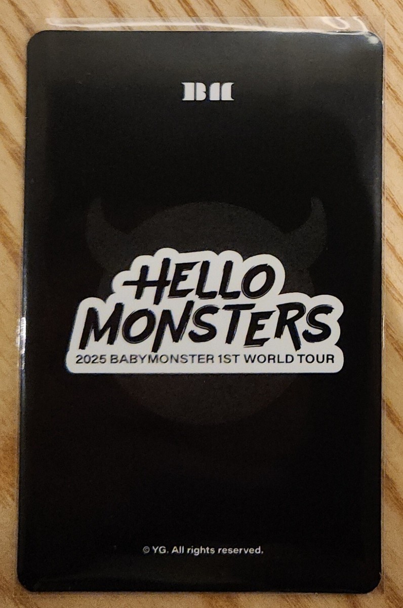 BABYMONSTER ASA 1st WORLD TOUR HELLO MONSTERS LIMITED BABYMONSTER ASA 1st WORLD TOUR HELLO MONSTERS LIMITED