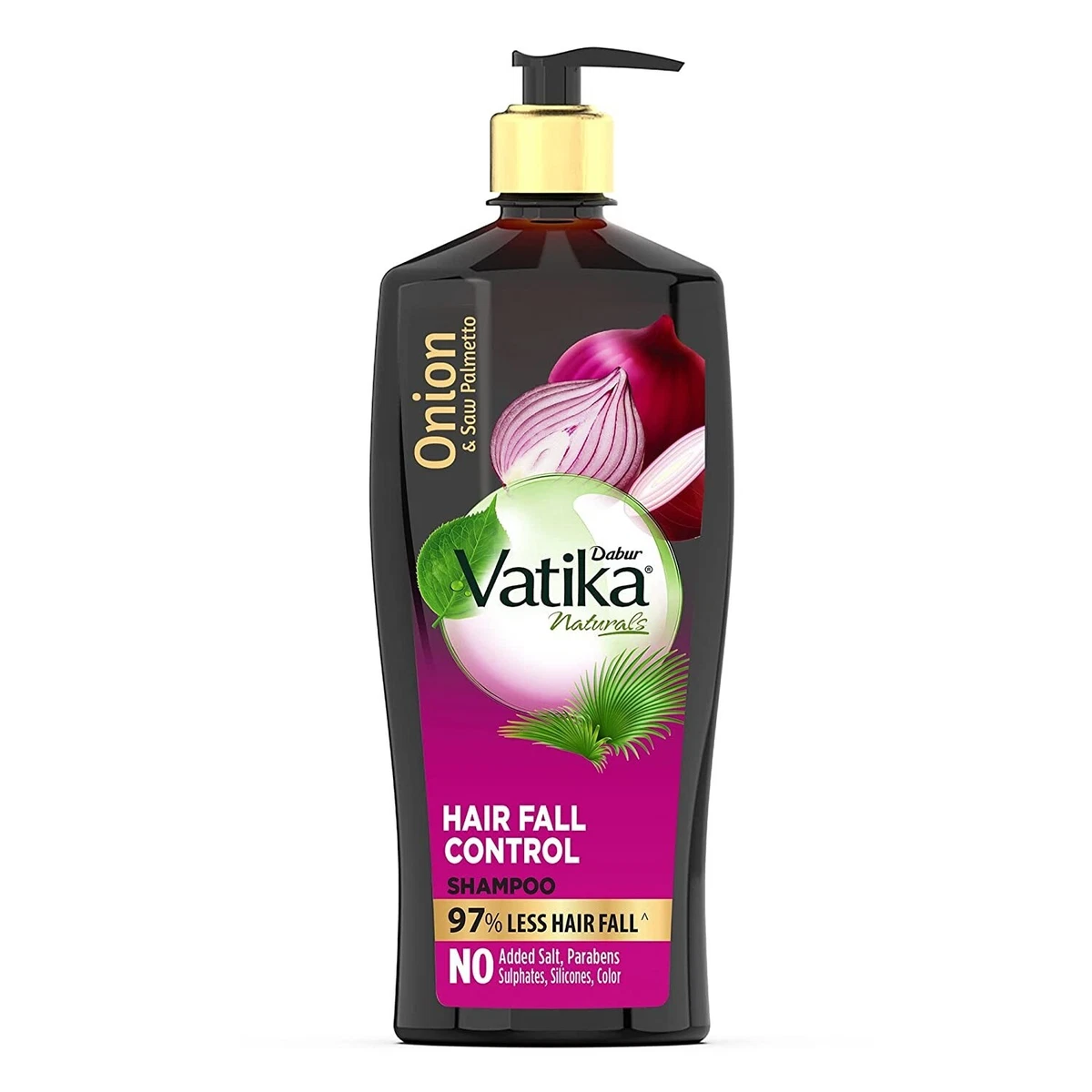 New Dabur Vatika Onion Hair Shampoo for Stronger Thicker Hair 640ml