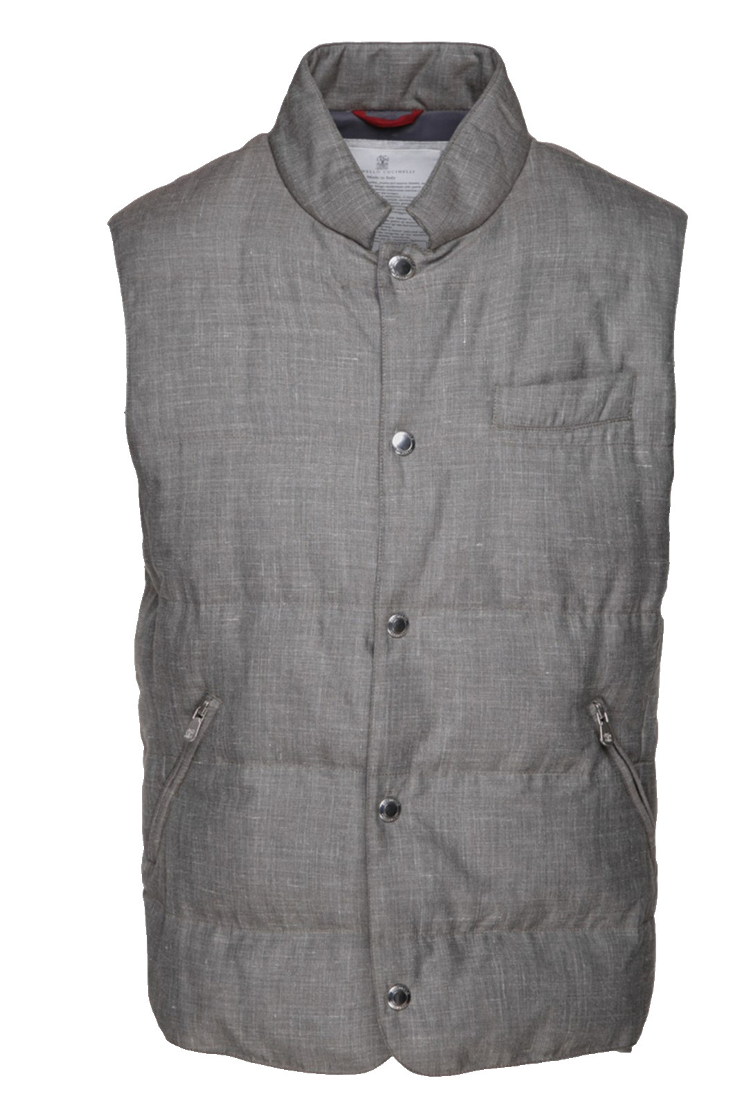 Brunello Cucinelli Wool Mix Goose Down Gilet Vest Jacket M