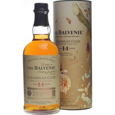 Balvenie 14 Jahre Caribbean Cask Limited Design Edition Victo Ngai 0,7 Liter 43
