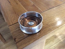 1995 Solid Silver Wine Coaster  John Bull London 3 1/2