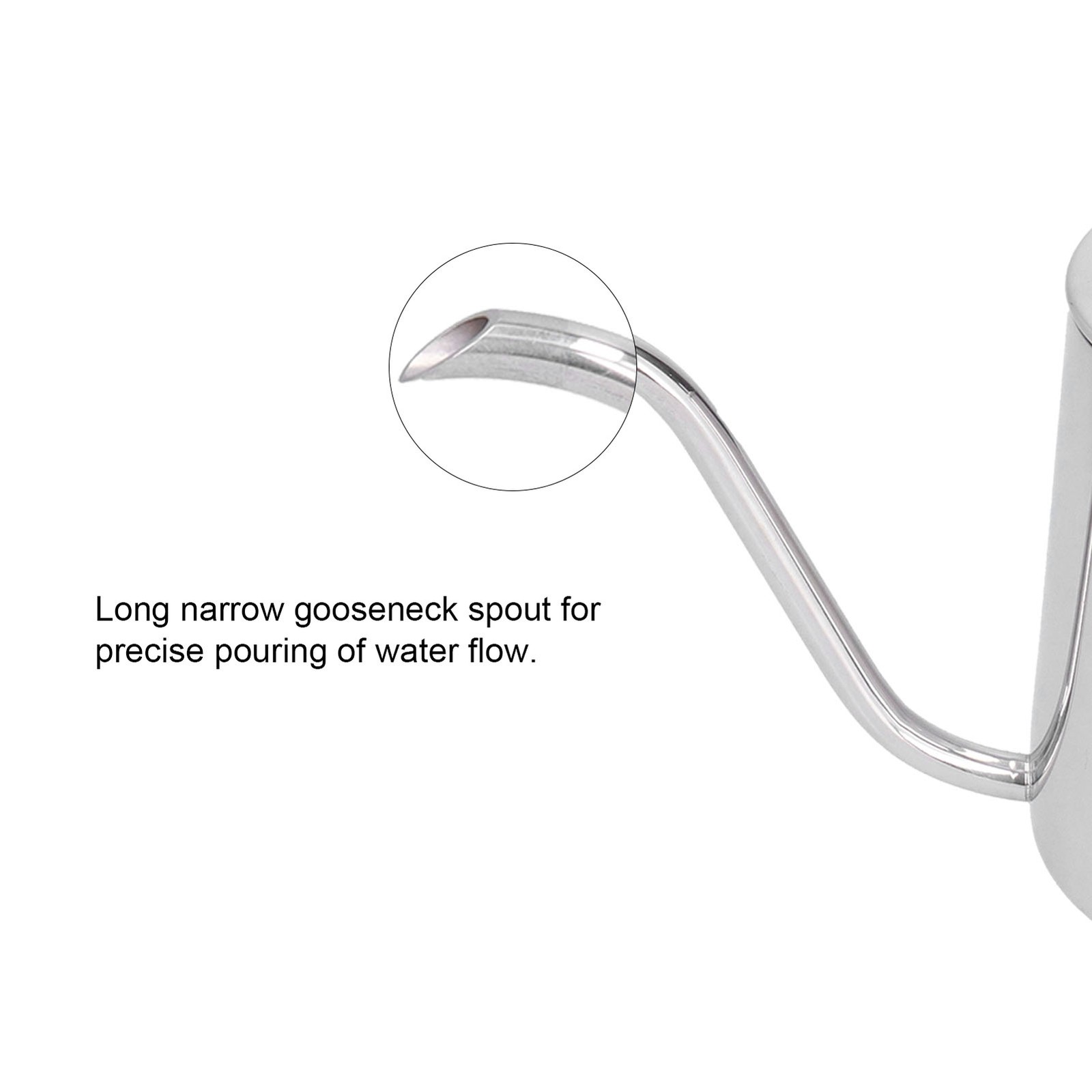 Hand Drip Coffee Pot Stainless Steel Coffee Pouring Kettle Pour Over Gooseneck