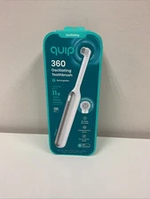 Quip 360 Oscillating Toothbrush w/Traveling Case White & Silver B102-1
