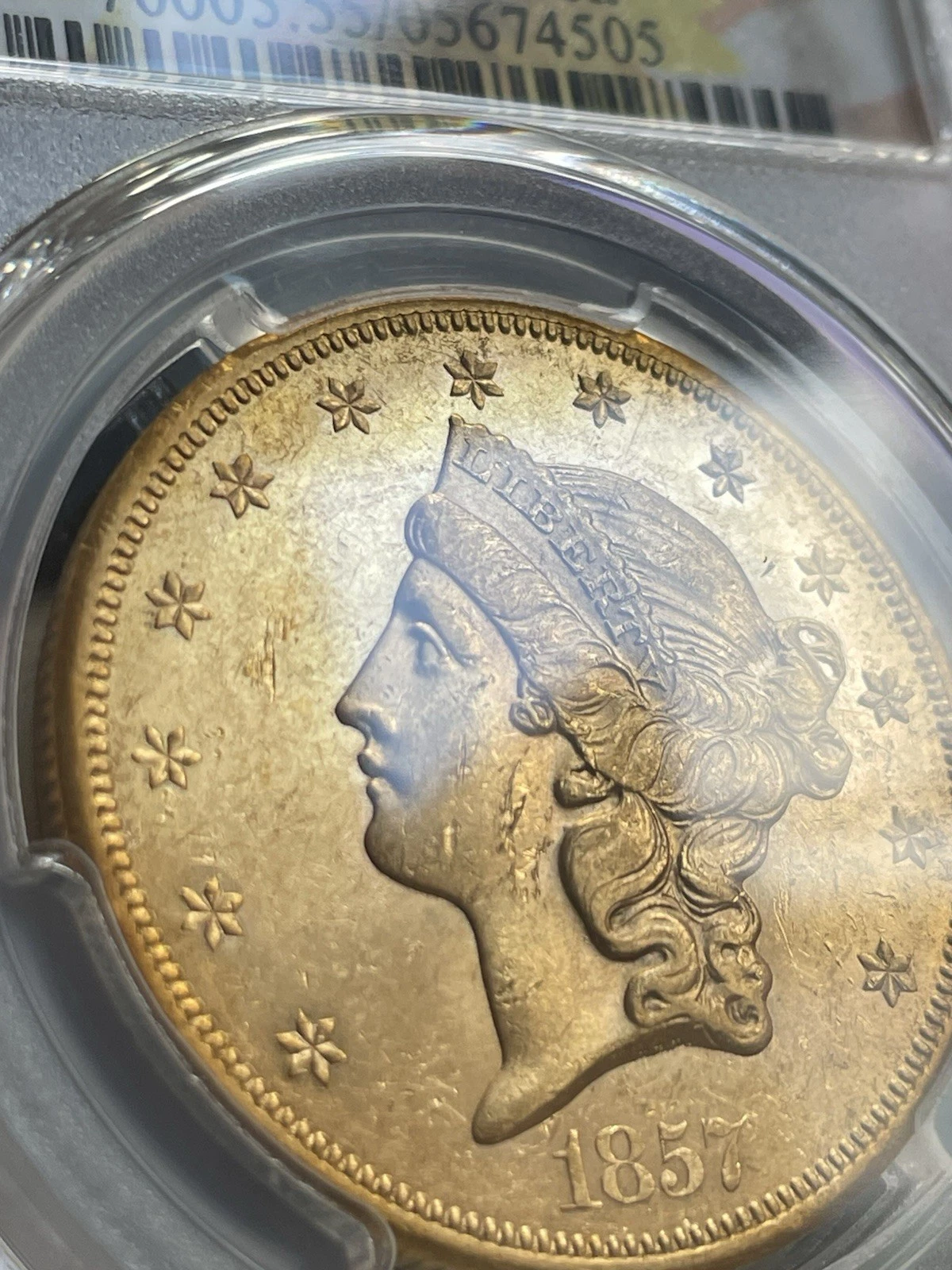 SS Central America Gold Shipwreck 1857 S 20.00 Treasure Coin PCGS AU55 Pedigree