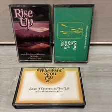 The Monks Of Weston Priory 3 Cassette Lot Wherever You Go Rise Up May Be Bread