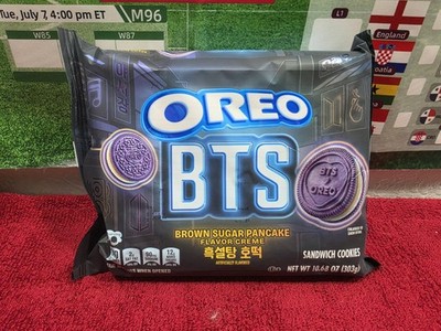 OREO LIMITED EDITION BTS BROWN SUGAR PANCAKE FLAVOR CREME SANDWICH COOKIES