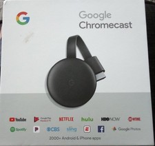 Google Chromecast 3rd Gen GA00439-US HDMI Streaming Media Player NEW