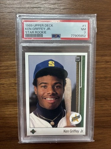 1989 Upper Deck Ken Griffey Jr. Rookie PSA 7 #1